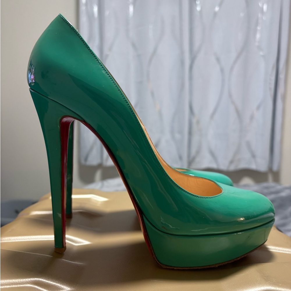 Christian Louboutin LIMITED mint pumps